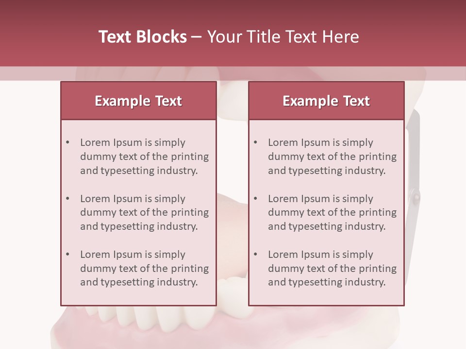 Background Object Bone PowerPoint Template