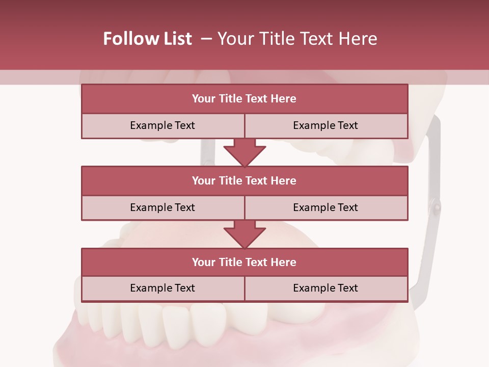 Background Object Bone PowerPoint Template