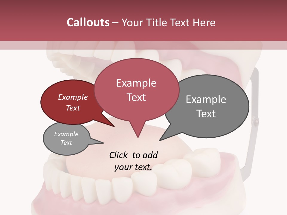 Background Object Bone PowerPoint Template