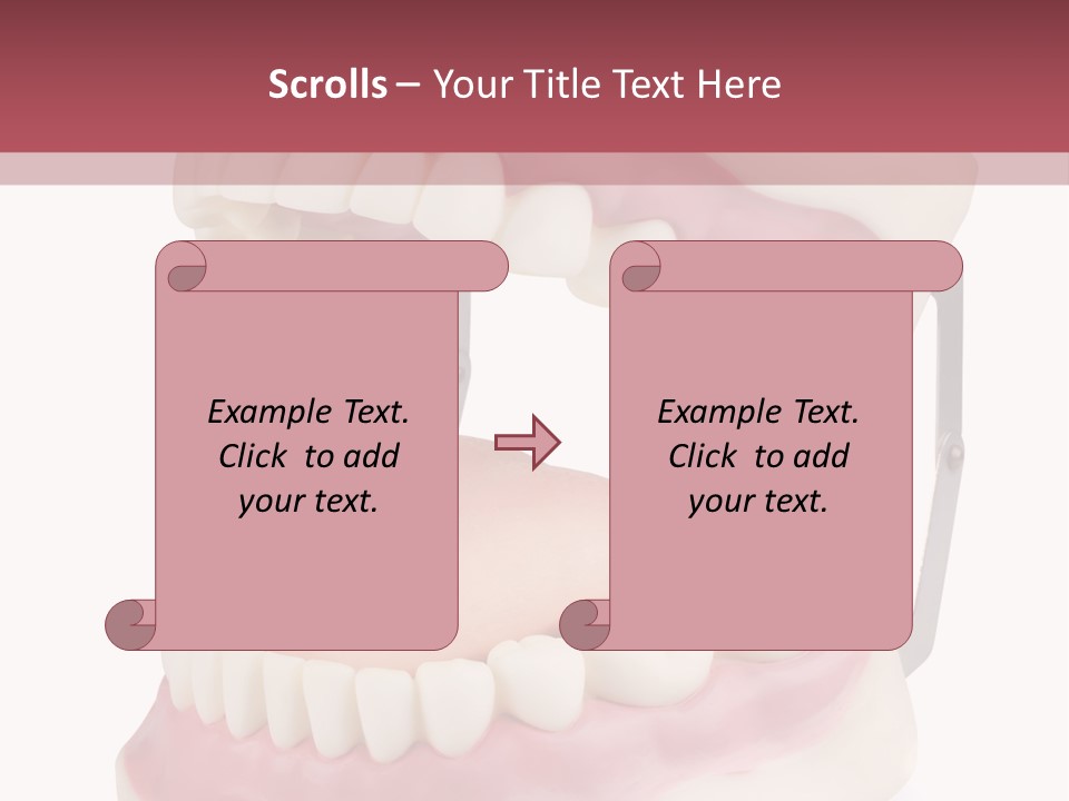 Background Object Bone PowerPoint Template