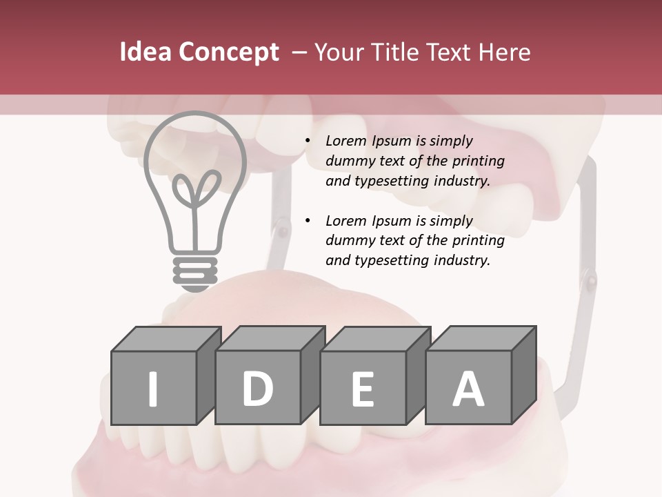 Background Object Bone PowerPoint Template