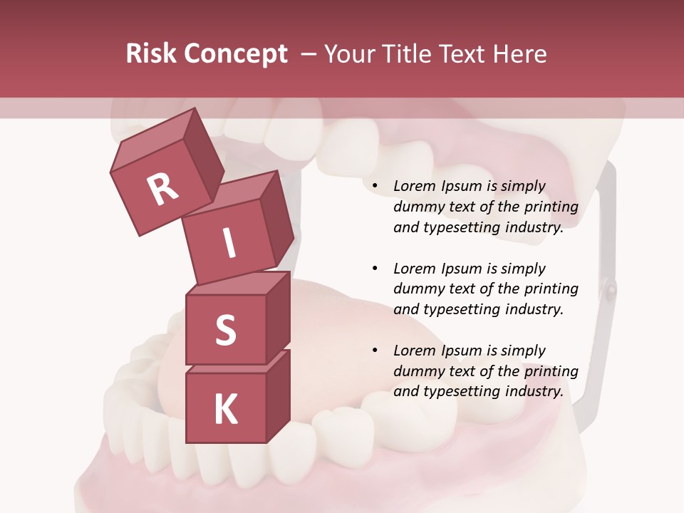 Background Object Bone PowerPoint Template