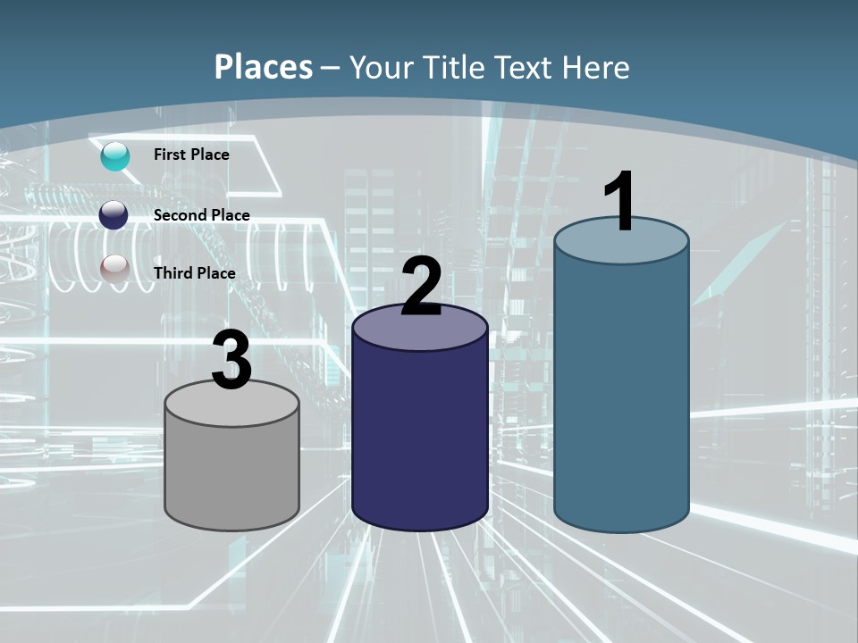 Chip Communication Megalopolis PowerPoint Template