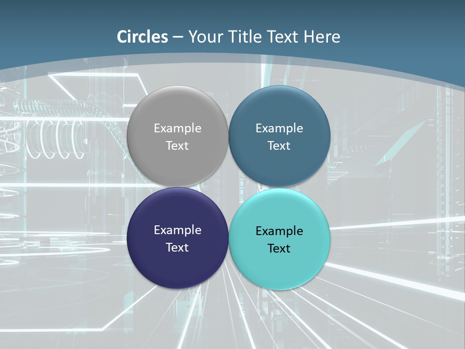 Chip Communication Megalopolis PowerPoint Template