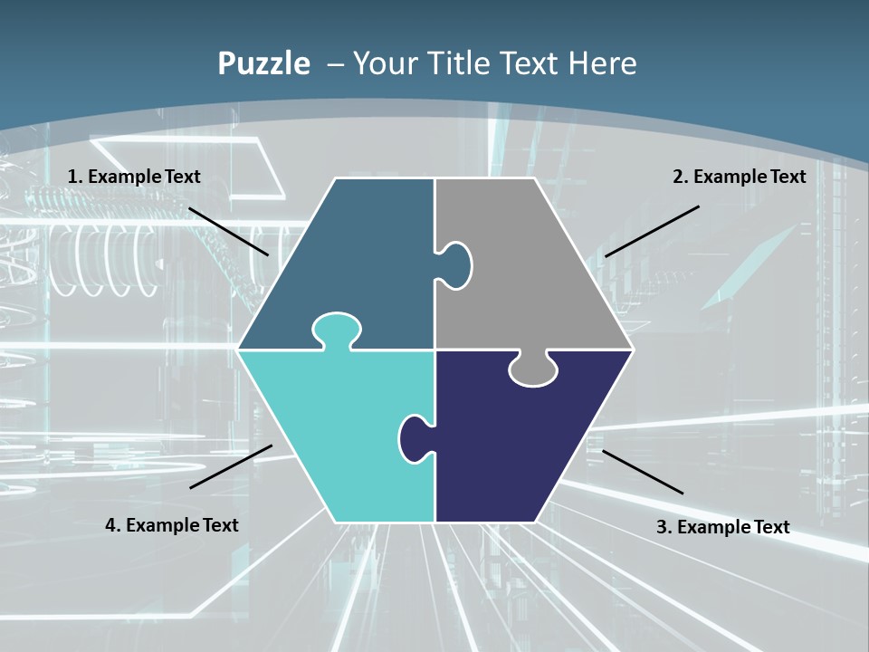 Chip Communication Megalopolis PowerPoint Template