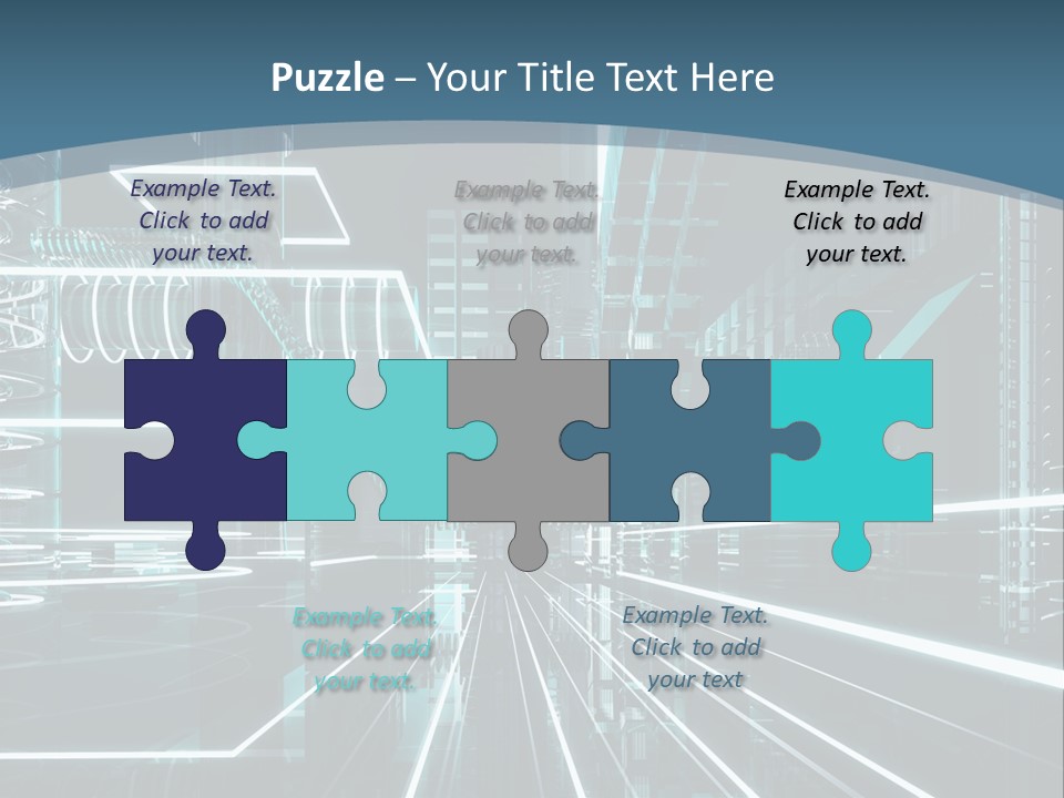 Chip Communication Megalopolis PowerPoint Template