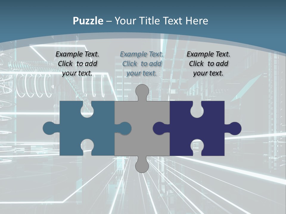 Chip Communication Megalopolis PowerPoint Template