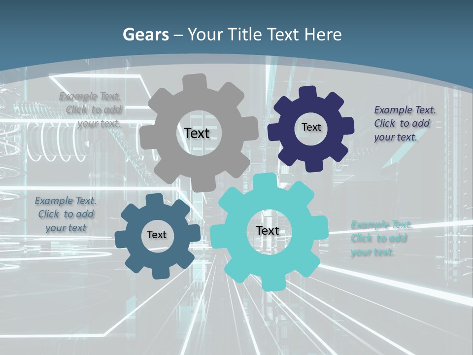 Chip Communication Megalopolis PowerPoint Template
