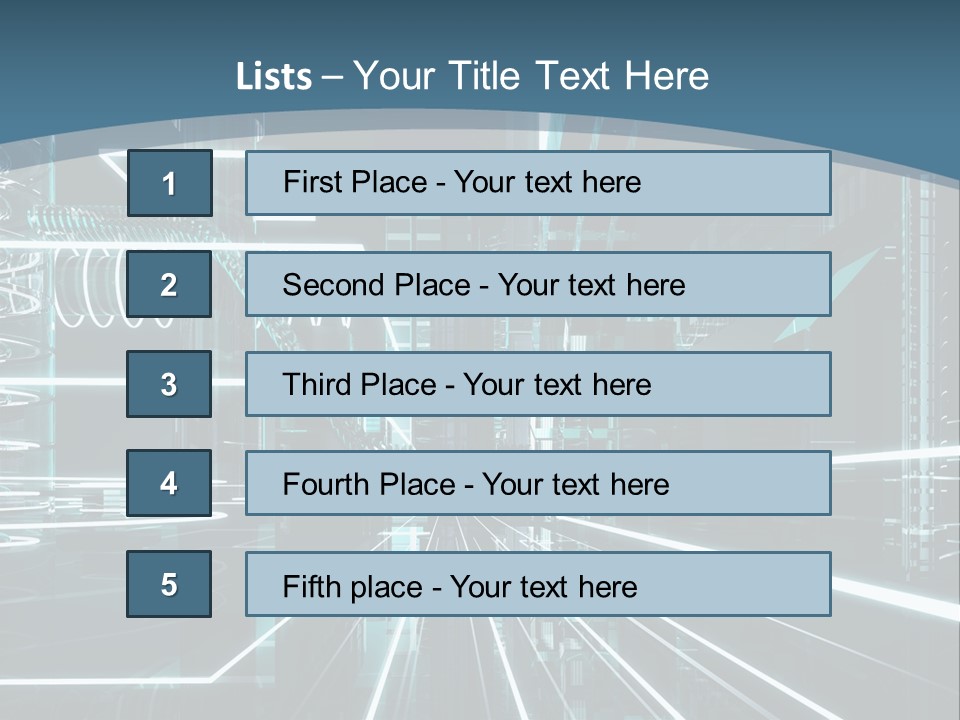 Chip Communication Megalopolis PowerPoint Template