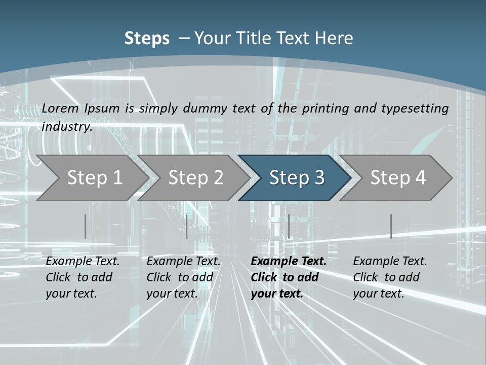Chip Communication Megalopolis PowerPoint Template