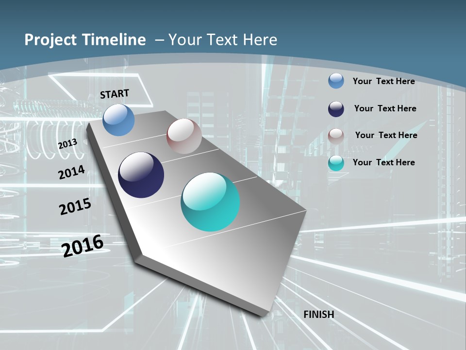 Chip Communication Megalopolis PowerPoint Template