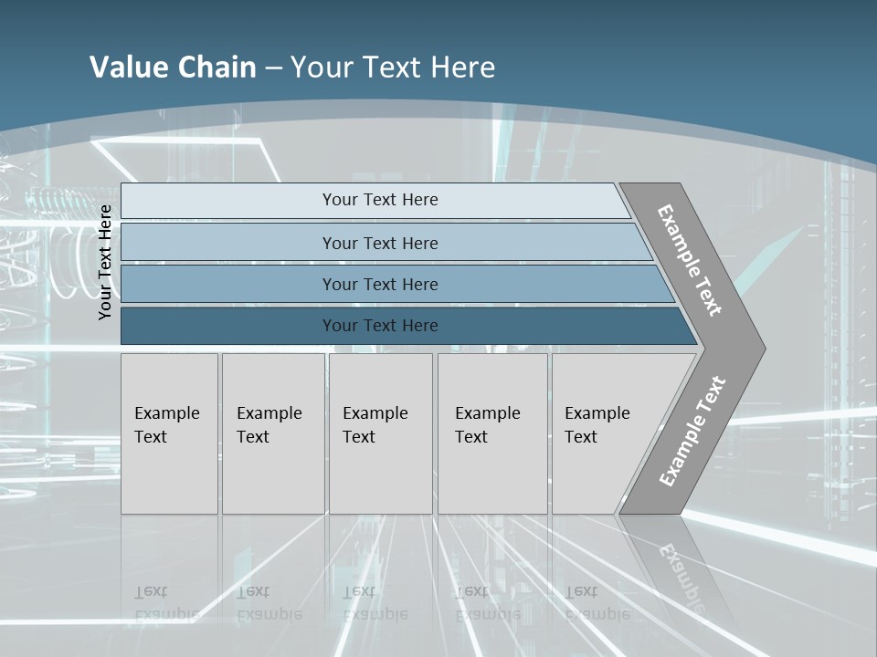 Chip Communication Megalopolis PowerPoint Template