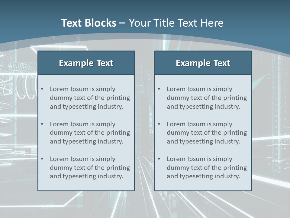 Chip Communication Megalopolis PowerPoint Template