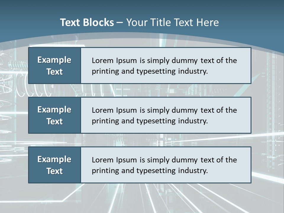Chip Communication Megalopolis PowerPoint Template