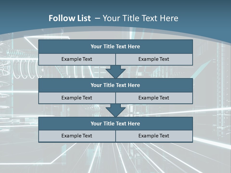 Chip Communication Megalopolis PowerPoint Template