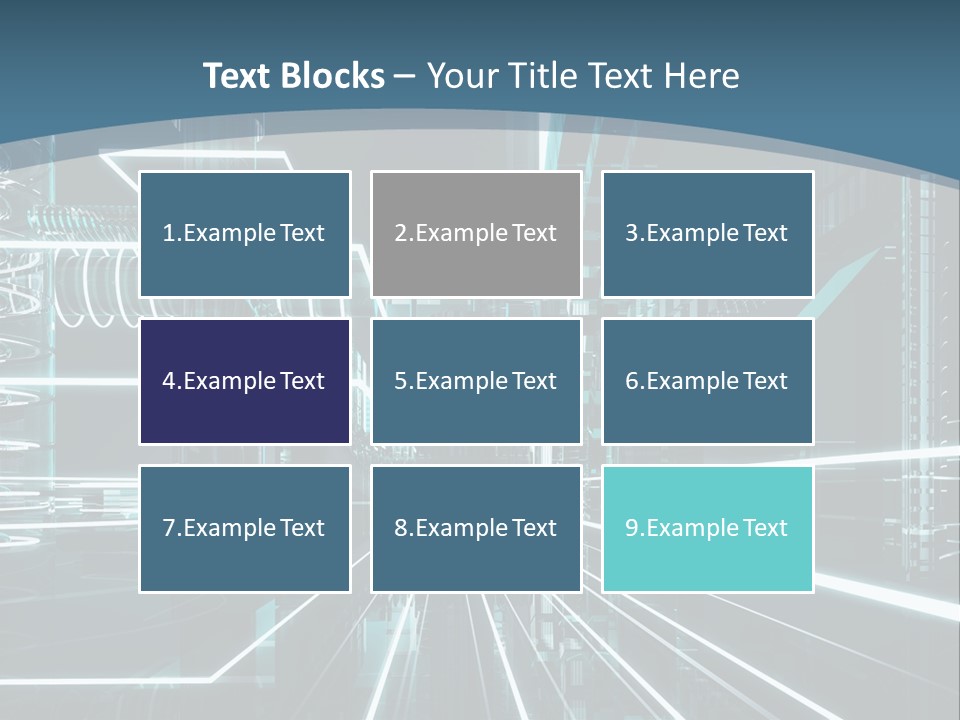 Chip Communication Megalopolis PowerPoint Template