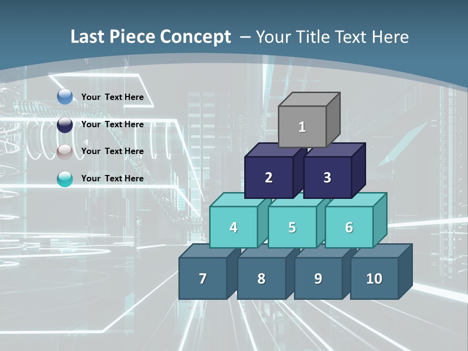 Chip Communication Megalopolis PowerPoint Template