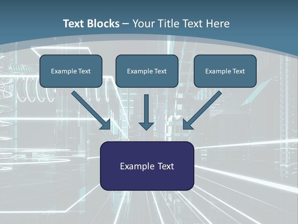 Chip Communication Megalopolis PowerPoint Template