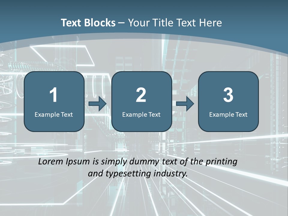 Chip Communication Megalopolis PowerPoint Template