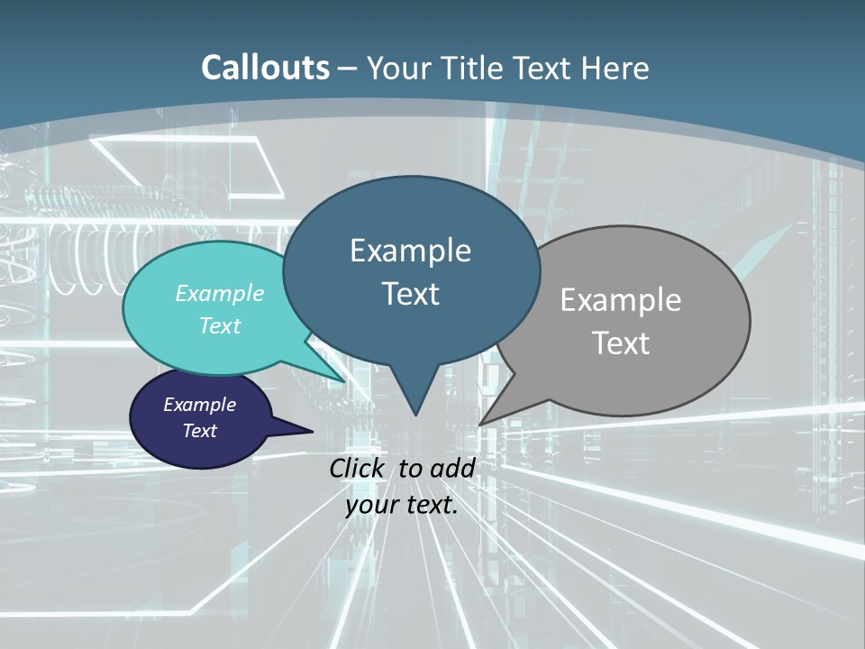 Chip Communication Megalopolis PowerPoint Template
