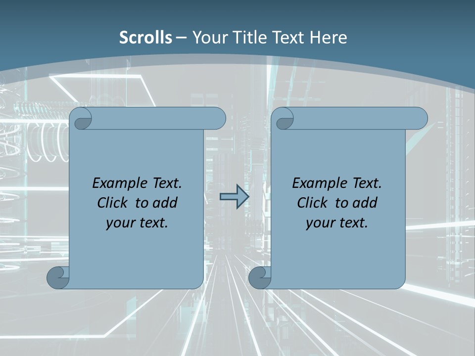 Chip Communication Megalopolis PowerPoint Template