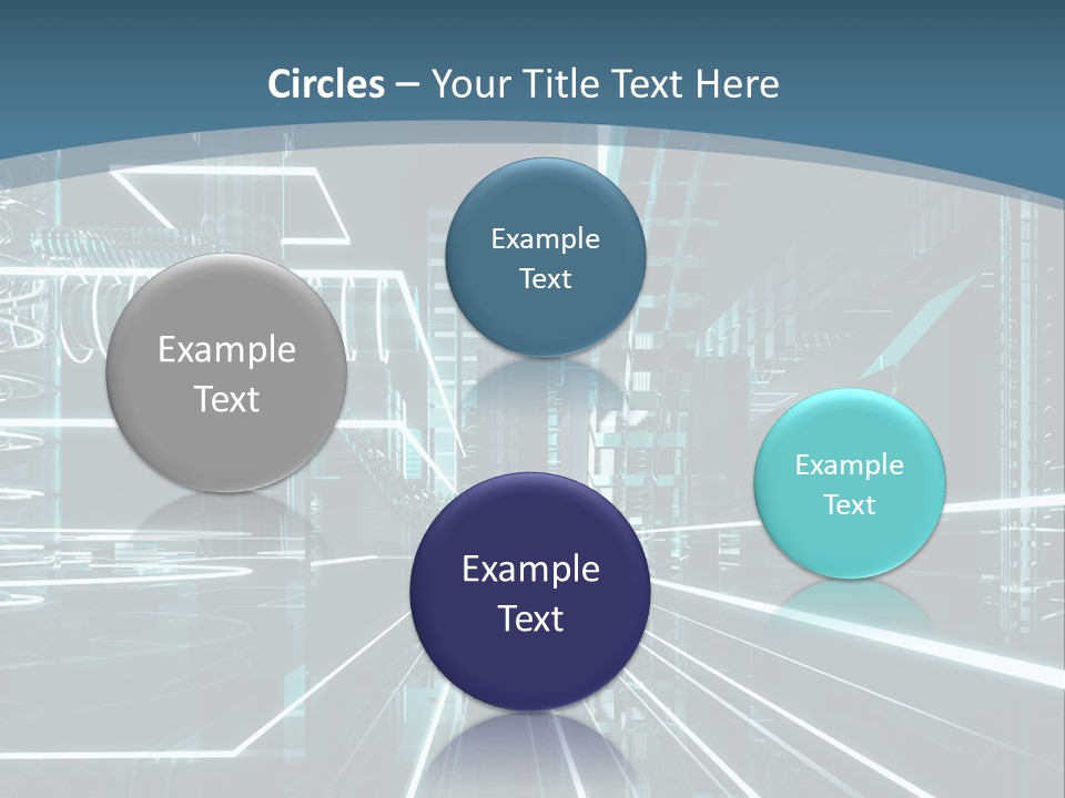 Chip Communication Megalopolis PowerPoint Template