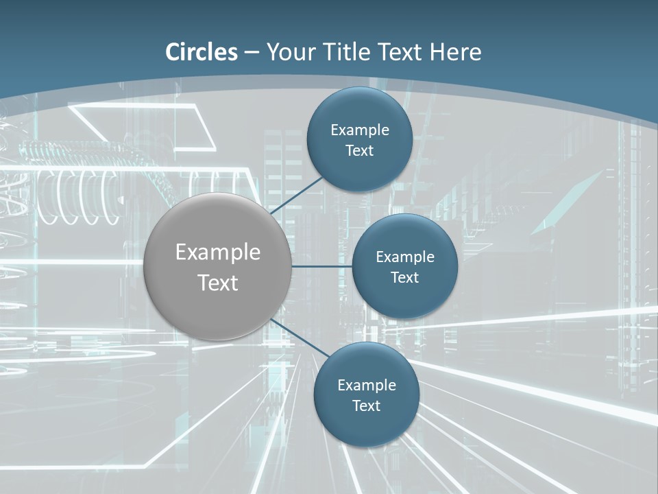 Chip Communication Megalopolis PowerPoint Template