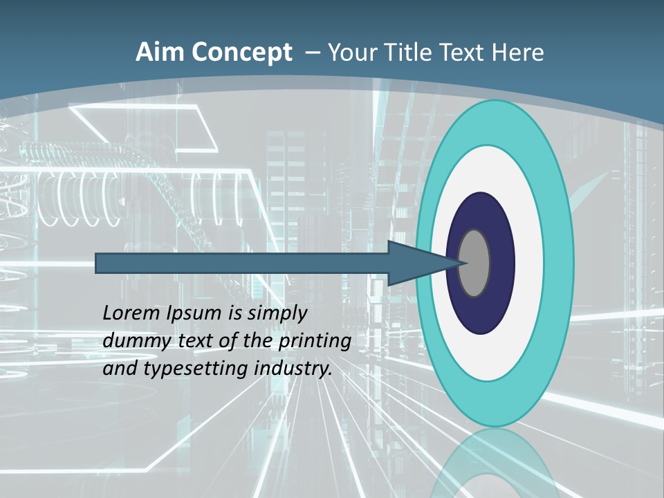Chip Communication Megalopolis PowerPoint Template