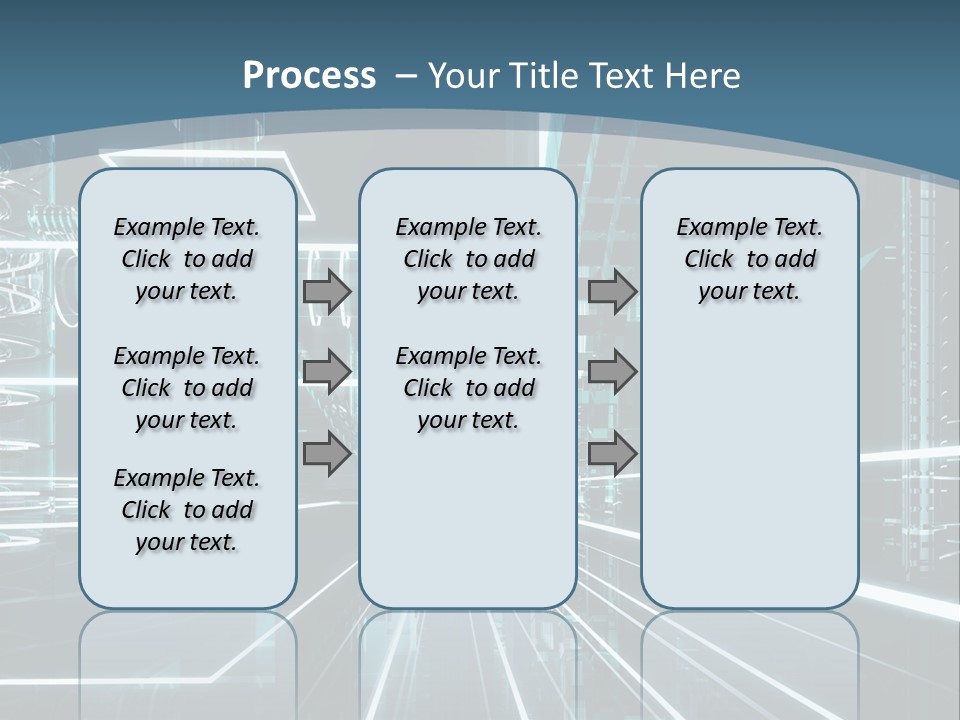 Chip Communication Megalopolis PowerPoint Template