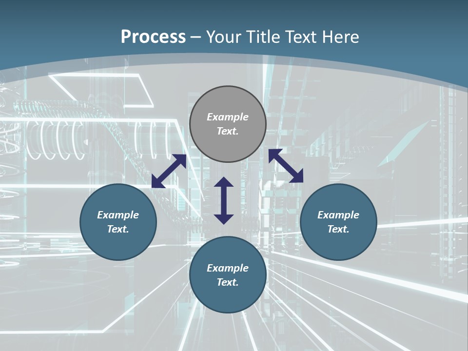 Chip Communication Megalopolis PowerPoint Template
