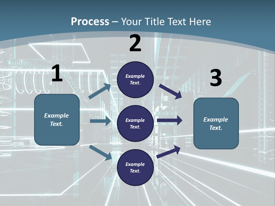 Chip Communication Megalopolis PowerPoint Template