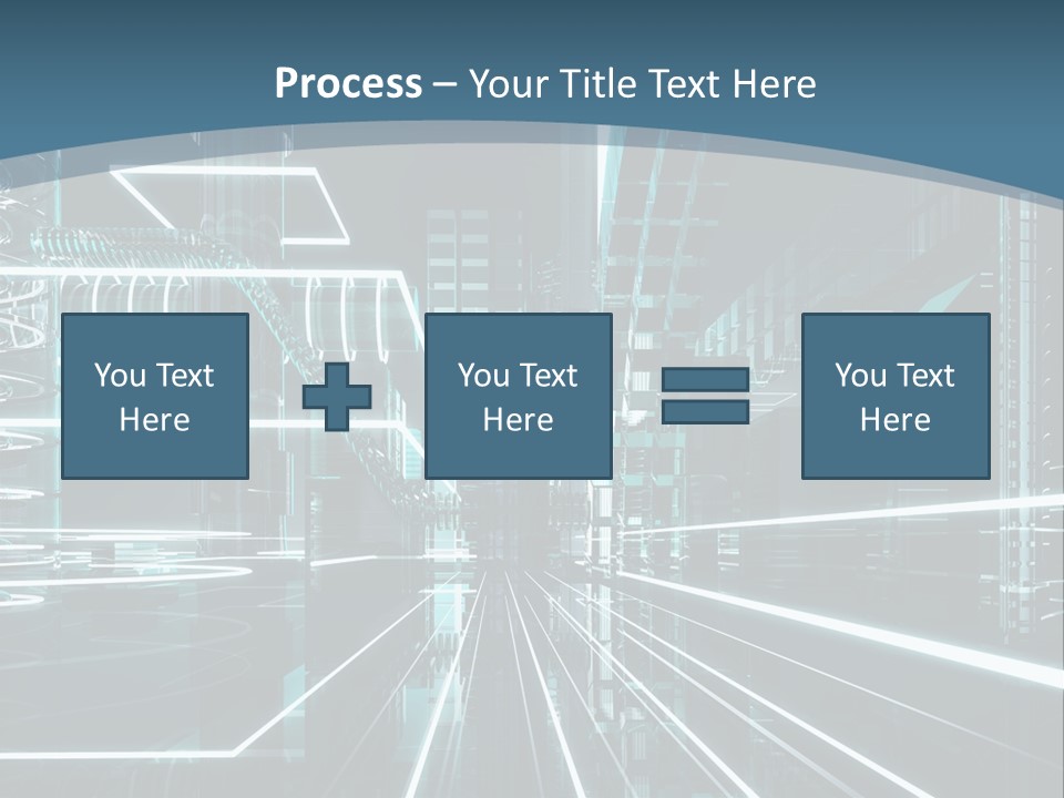 Chip Communication Megalopolis PowerPoint Template