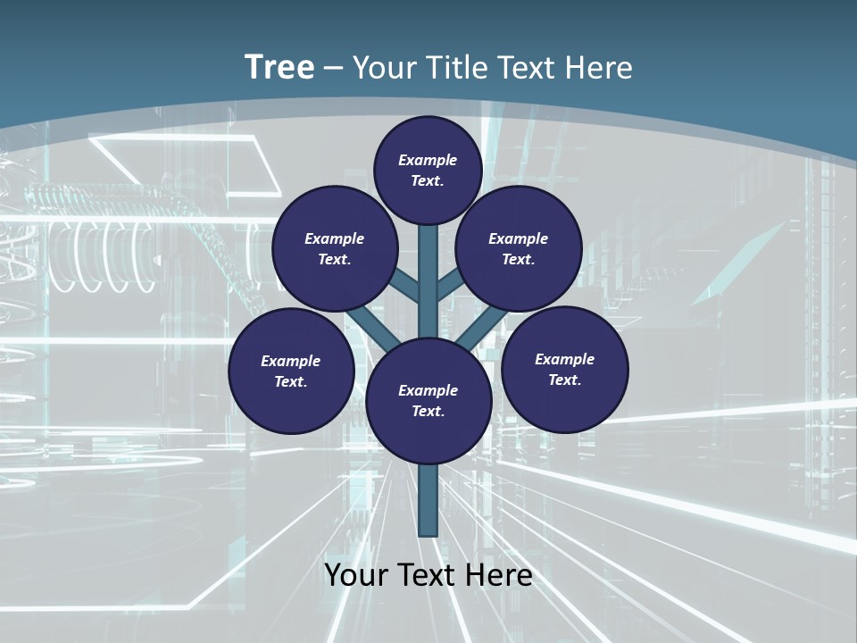 Chip Communication Megalopolis PowerPoint Template