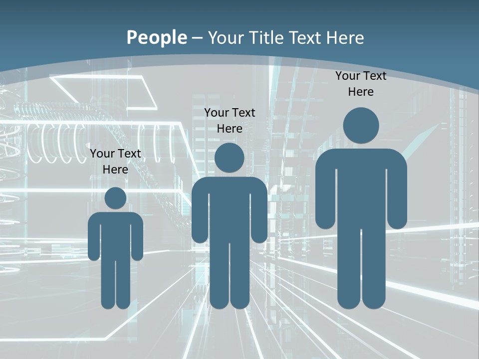 Chip Communication Megalopolis PowerPoint Template