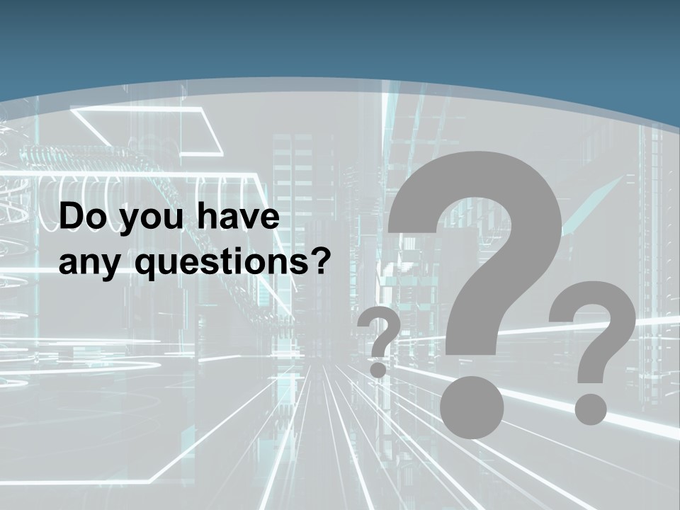 Chip Communication Megalopolis PowerPoint Template