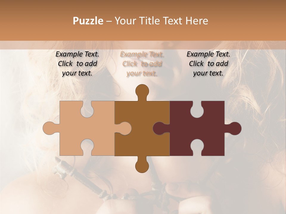 Enchanting Strapless Sensual PowerPoint Template