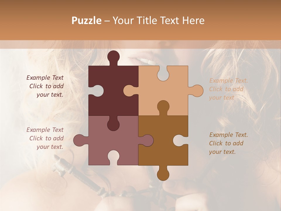 Enchanting Strapless Sensual PowerPoint Template