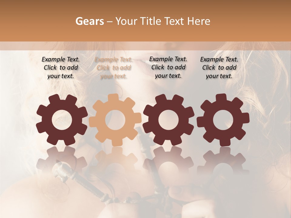 Enchanting Strapless Sensual PowerPoint Template