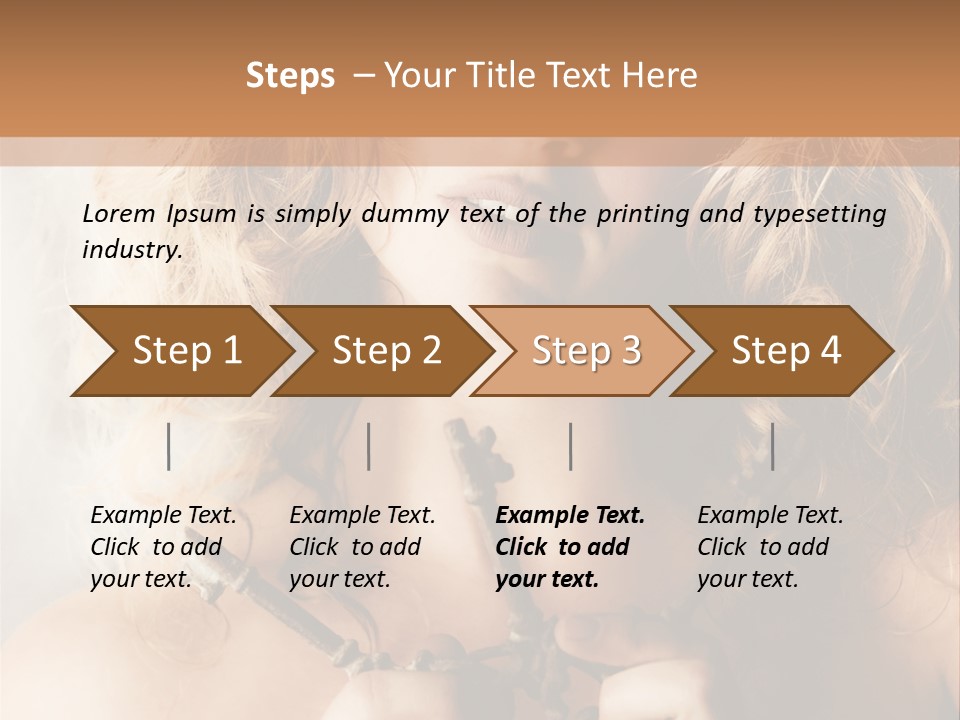 Enchanting Strapless Sensual PowerPoint Template