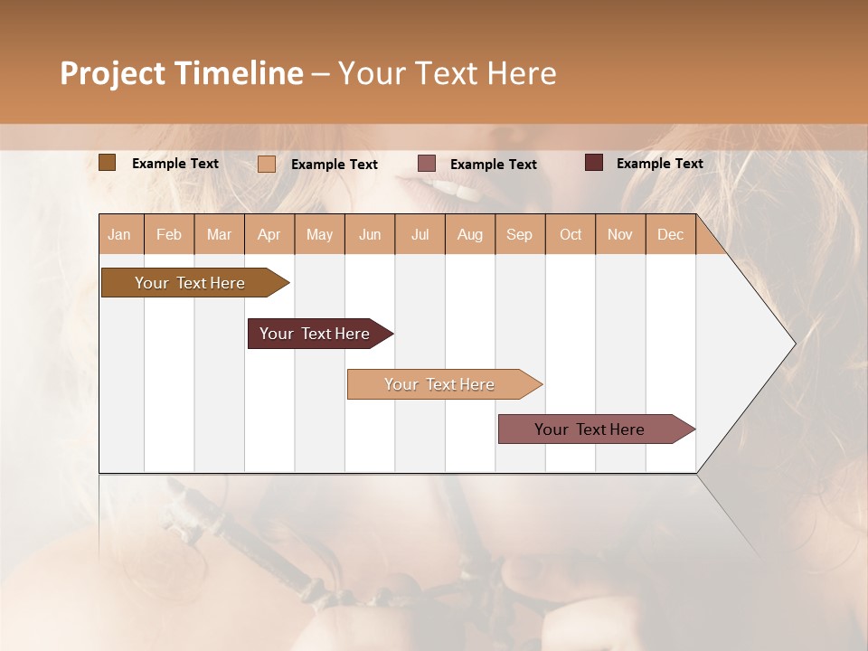 Enchanting Strapless Sensual PowerPoint Template