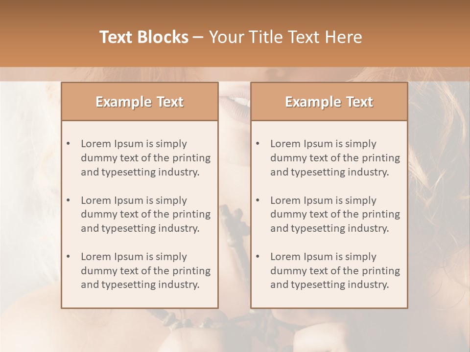 Enchanting Strapless Sensual PowerPoint Template