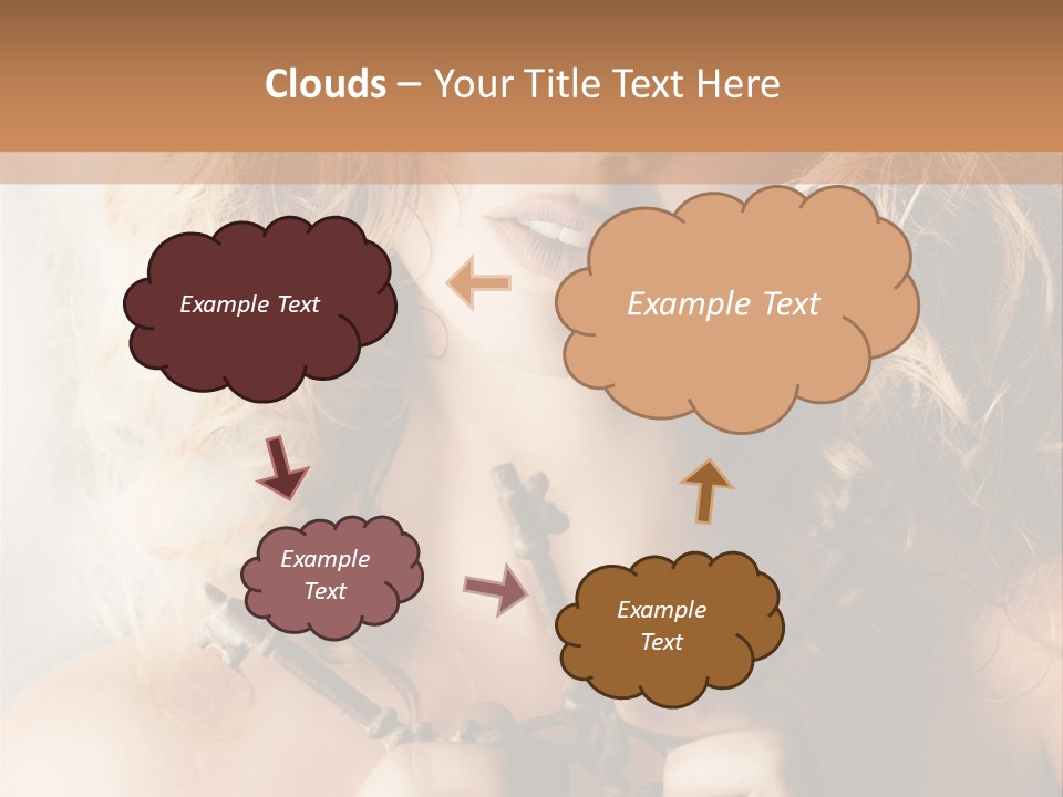 Enchanting Strapless Sensual PowerPoint Template