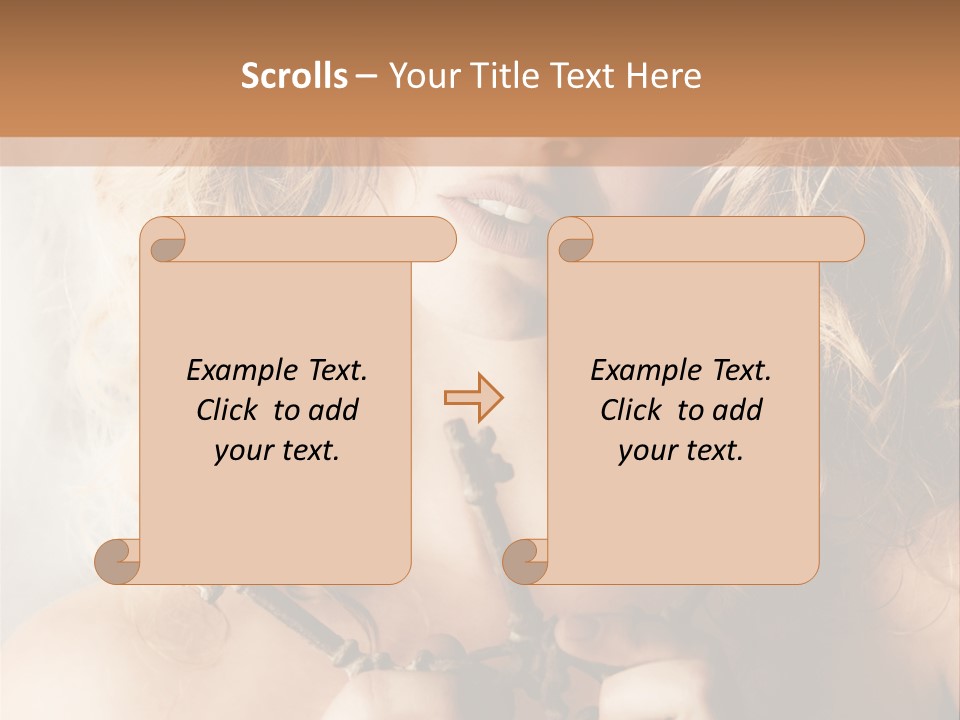 Enchanting Strapless Sensual PowerPoint Template