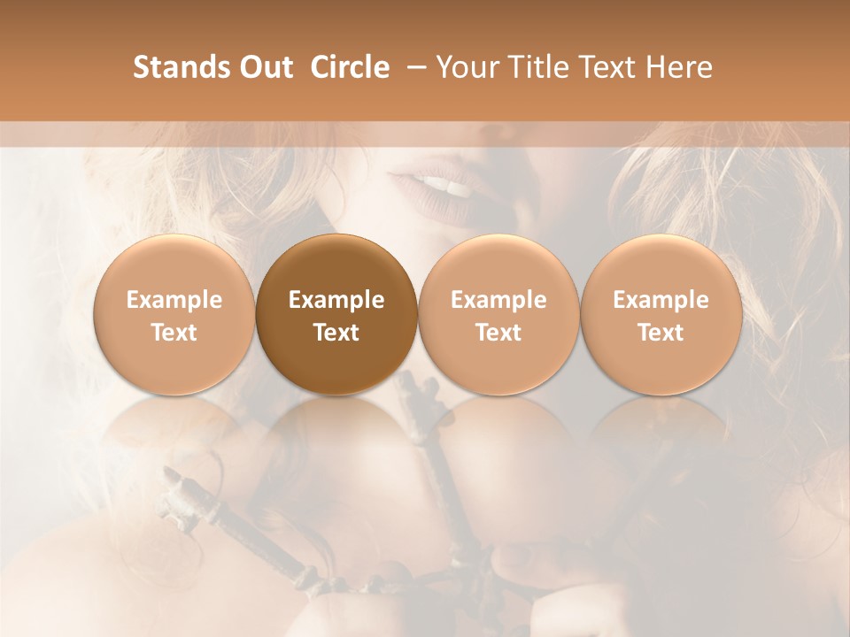 Enchanting Strapless Sensual PowerPoint Template
