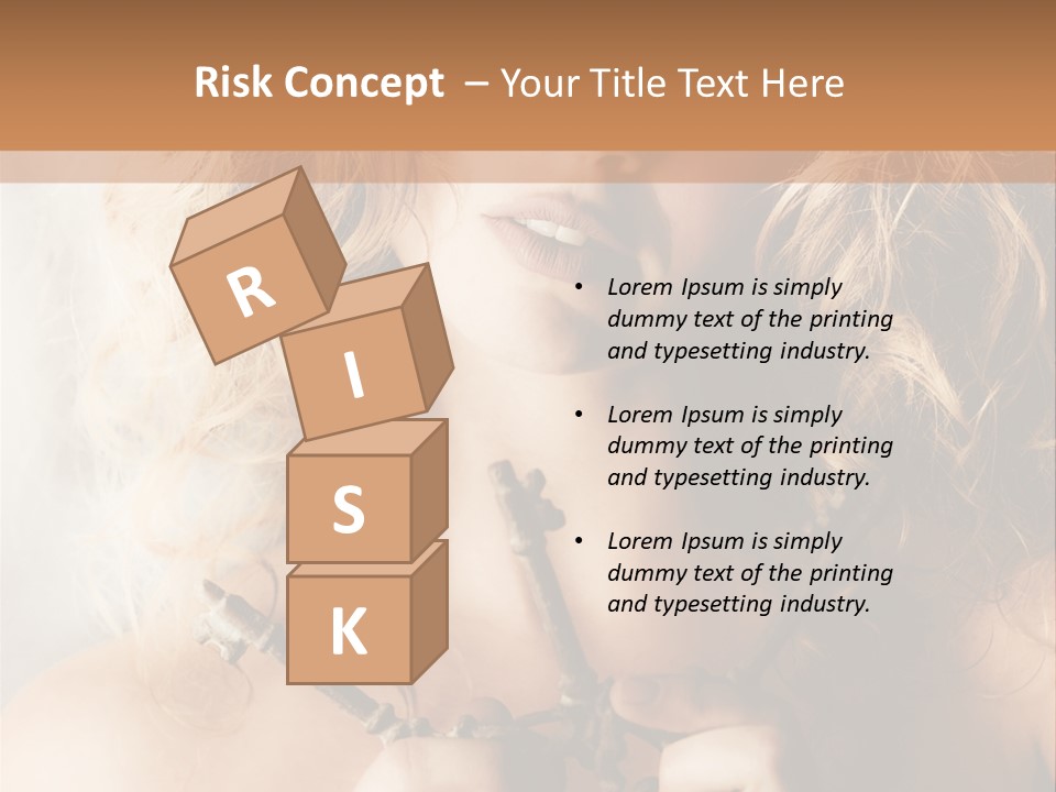 Enchanting Strapless Sensual PowerPoint Template