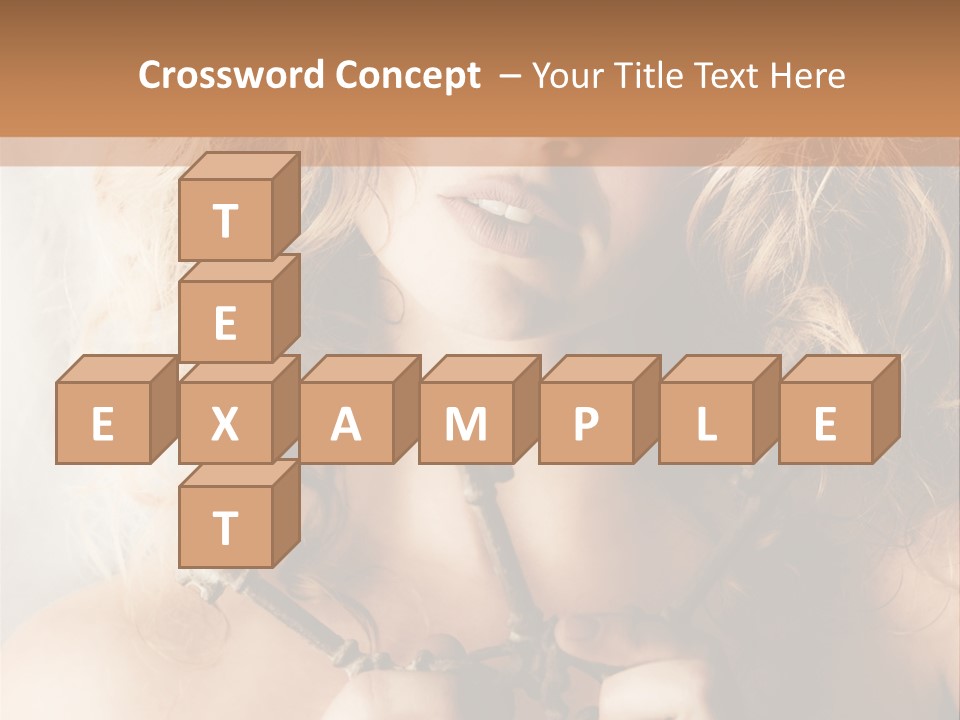Enchanting Strapless Sensual PowerPoint Template
