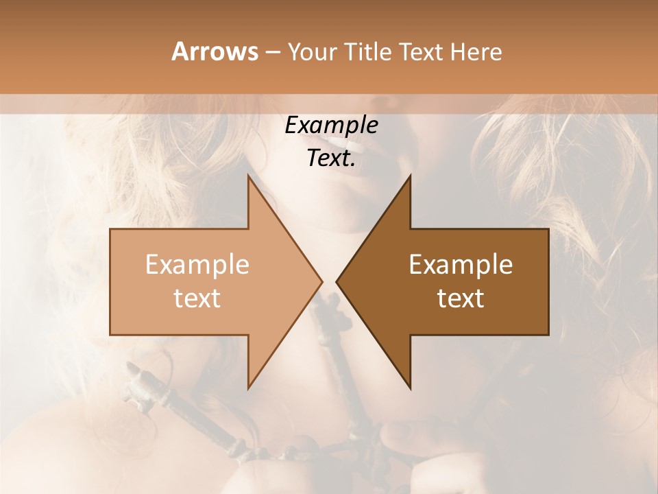 Enchanting Strapless Sensual PowerPoint Template