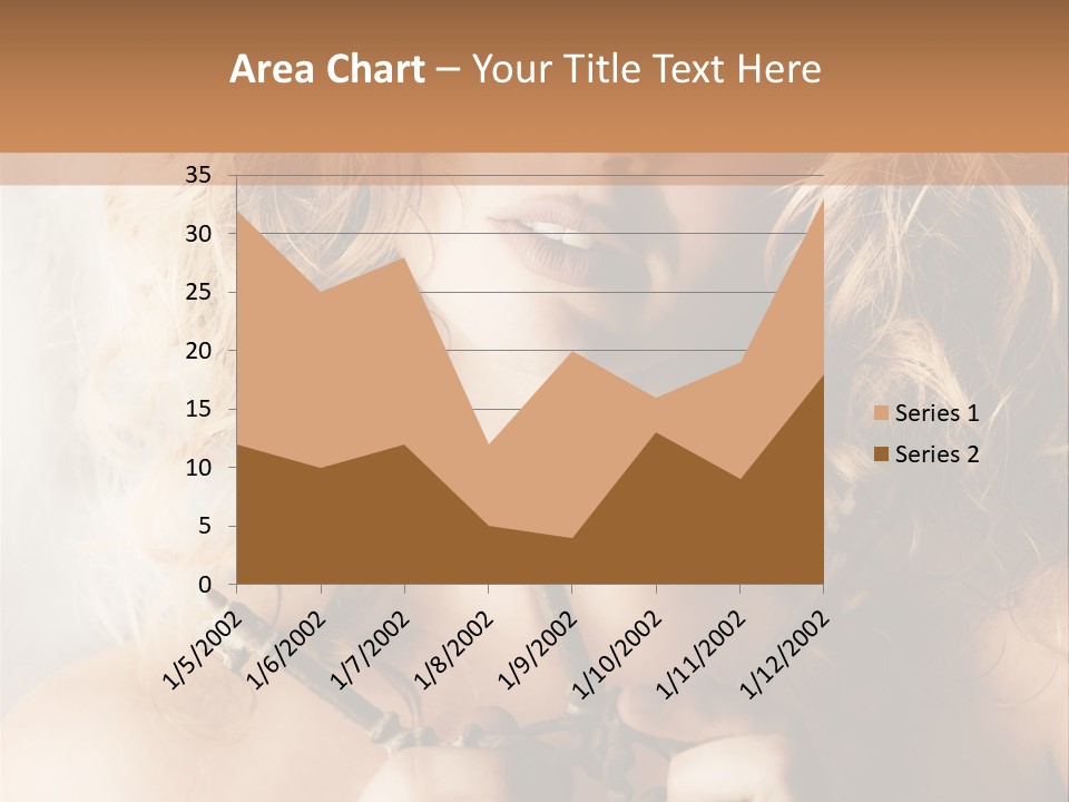 Enchanting Strapless Sensual PowerPoint Template