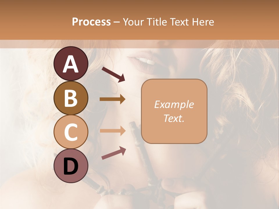 Enchanting Strapless Sensual PowerPoint Template