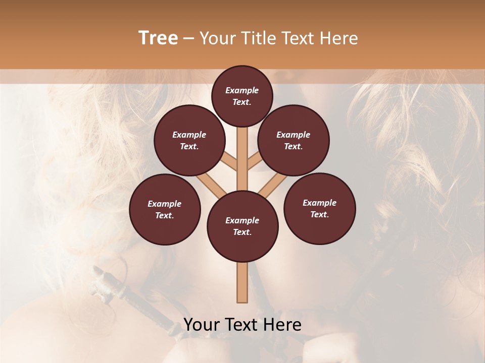 Enchanting Strapless Sensual PowerPoint Template